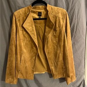 Rafaela brown suede jacket, size large, like new without tags.